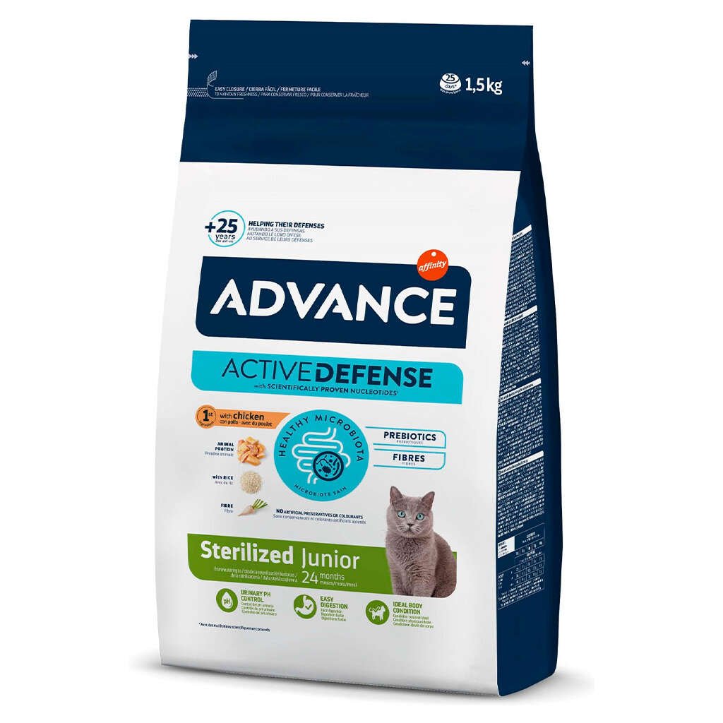 ADVANCE GATO STERILISED JUNIOR 1.5 KG - Imagen 1