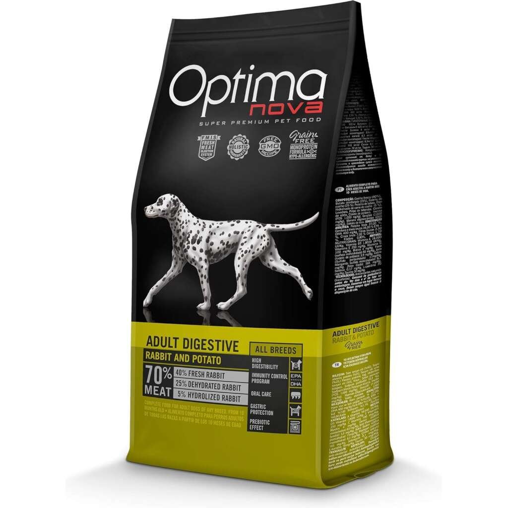 OPTIMA NOVA DIGESTIVE CONEJO Y PATATA 12 KG - Imagen 1