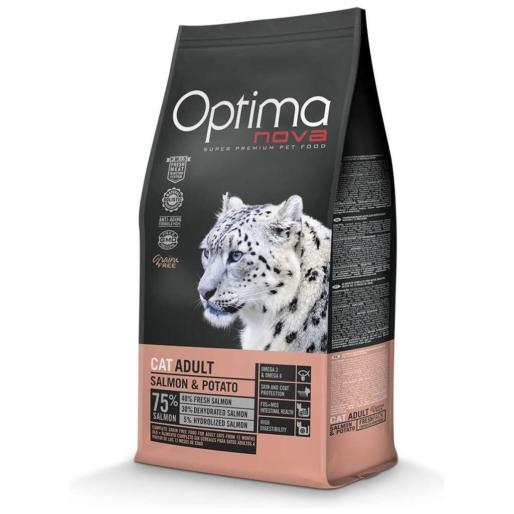OPTIMA NOVA GATO SALMON 8 KG - Imagen 1