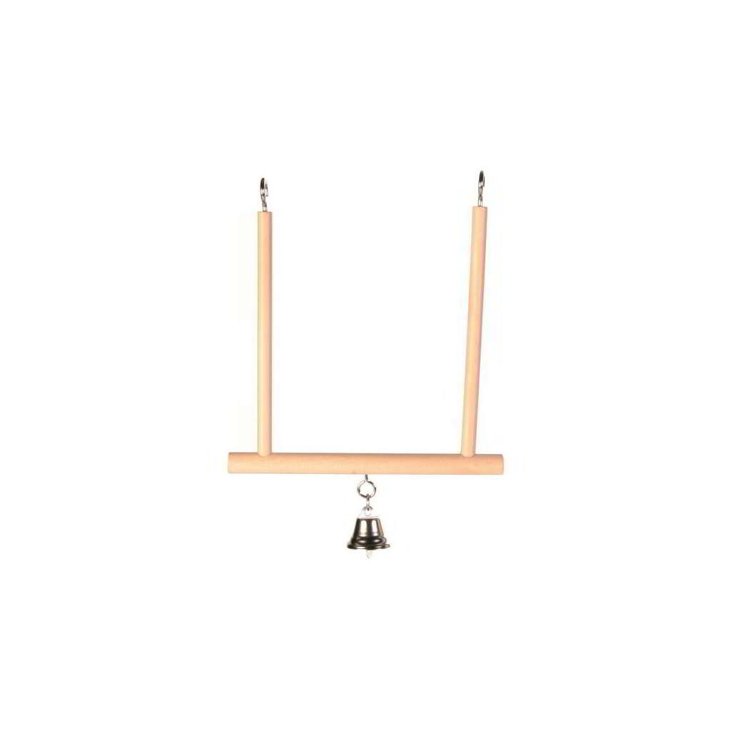 COLUMPIO DE MADERA SENCILLO CON CAMPANA - Imagen 1