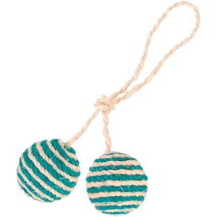 PELOTA DOBLE DE SISAL CON HIERBA GATERA