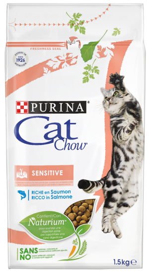 comida-para-gatos-con-salmón-sensible,-1,5-kg CAT CHOW SENSITIVE SALMÓN 1.5 KG - Imagen 1