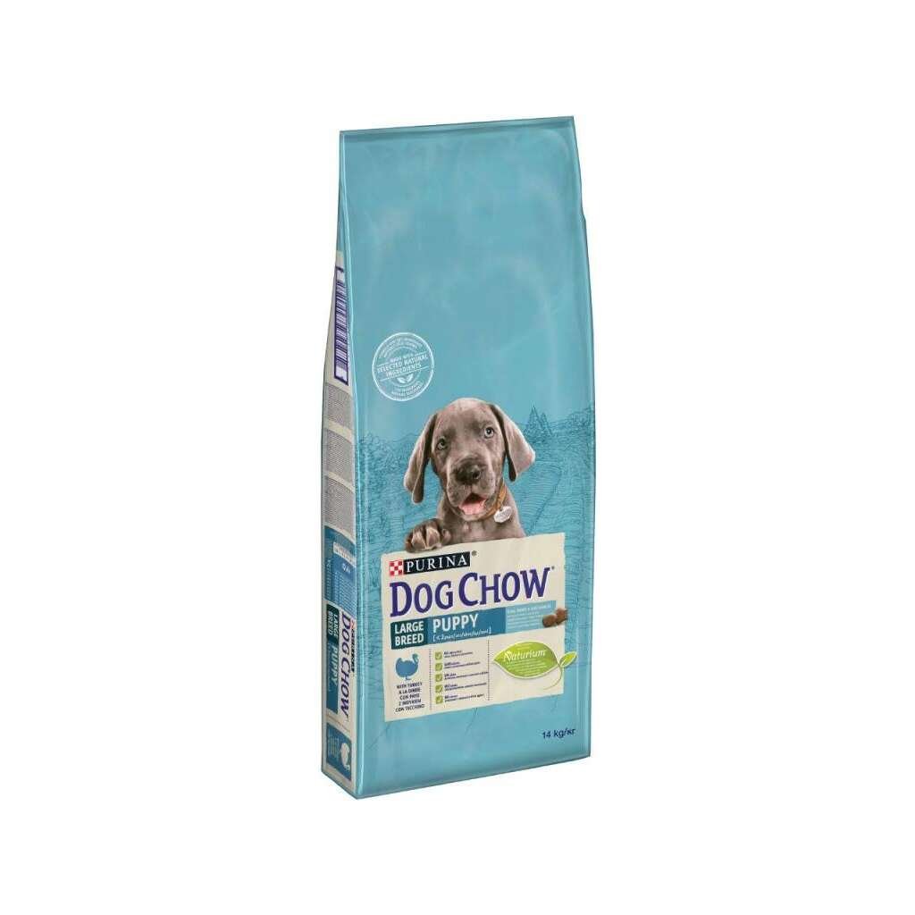 DOG CHOW CACHORRO PAVO RAZA GRANDE 14KG - Imagen 1