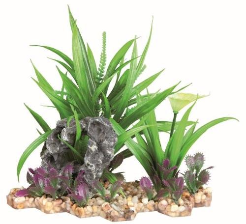 PLANTA DE PLÁSTICO EN LECHO DE ARENA 18 X 30 CM