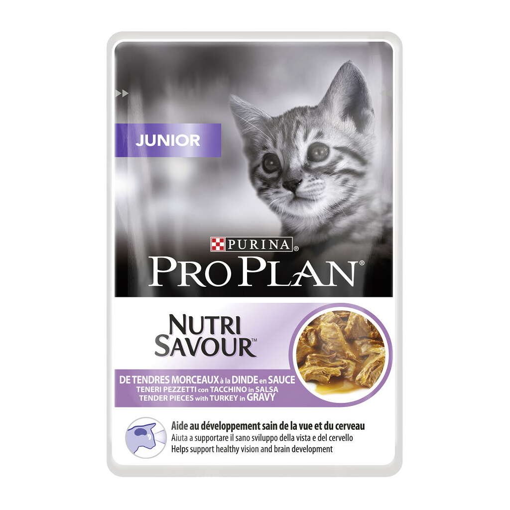 PRO PLAN NUTRISAVOUR JUNIOR PAVO 26 x 85 GR - Imagen 1