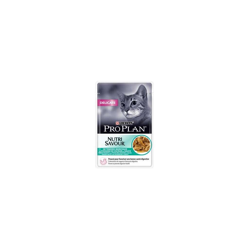 PRO PLAN NUTRISAVOUR PESCADO DE OCÉANO 26 x 85 GR - Imagen 1