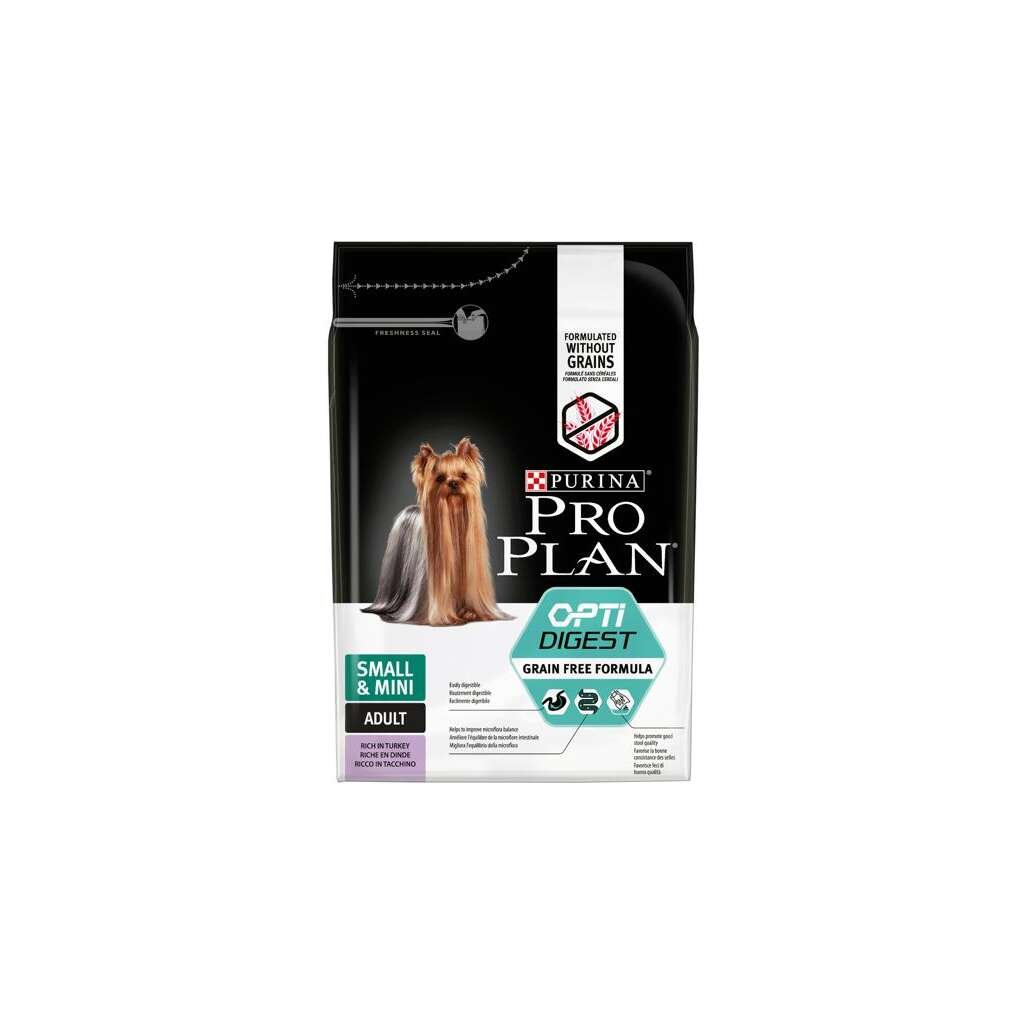 PRO PLAN PEQUEÑO Y MINI PAVO SIN GRANOS 2,5 KG - Imagen 1