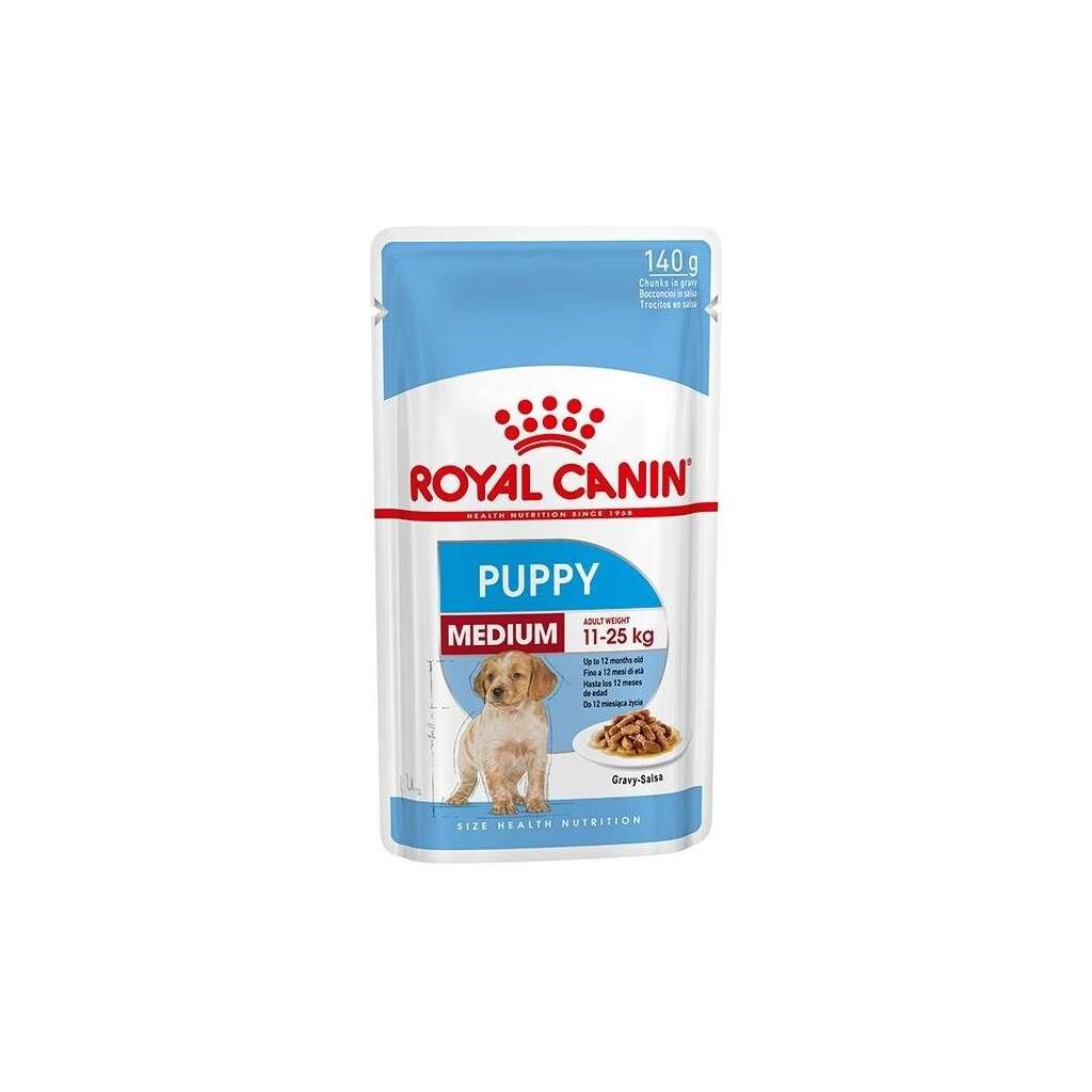 ROYAL CANIN CACHORRO MEDIANO 10 x 140 GR - Imagen 1