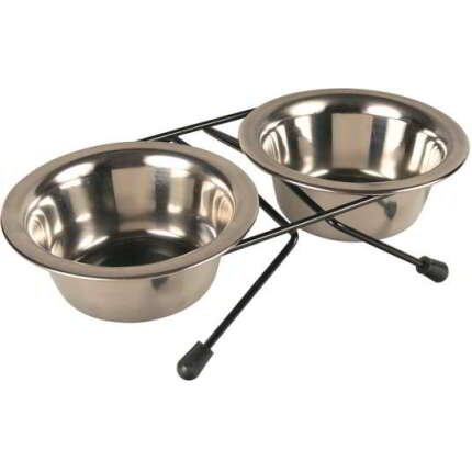 DOBLE SOPORTE DE ACERO INOXIDABLE