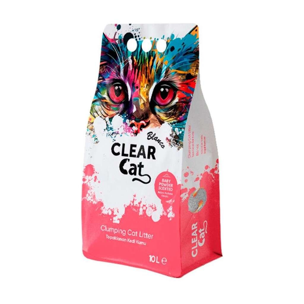 CLEAR CAT BLANCO BABY POWDER 10 LT - Imagen 1