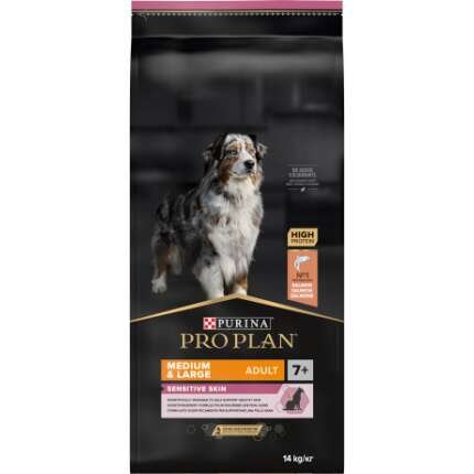 PRO PLAN MEDIANO Y GRANDE 7+ SALMÓN 14 KG