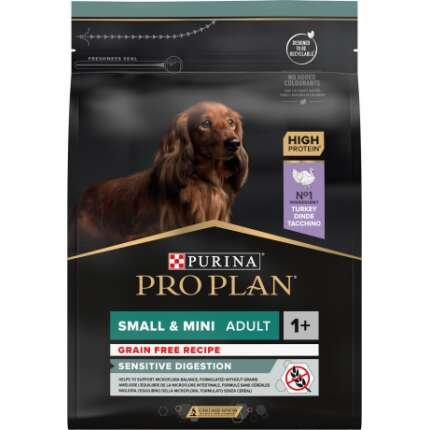 PRO PLAN PEQUEÑO Y MINI PAVO SIN GRANOS 2,5 KG
