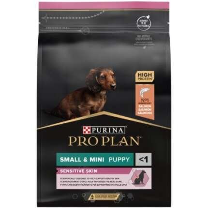 PRO PLAN CACHORROS PEQUEÑOS Y MINI SALMÓN 3 KG